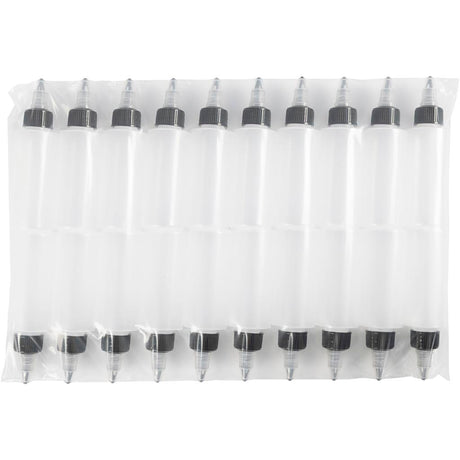 Creativ company bouteilles vides avec embout, 60 ml, 20 pièces 1 boîte
