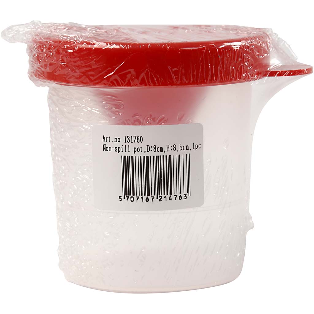 Pot anti-déversement Creativ company, h : 8,5 cm, d 8 cm, 250 ml, 1 pièce