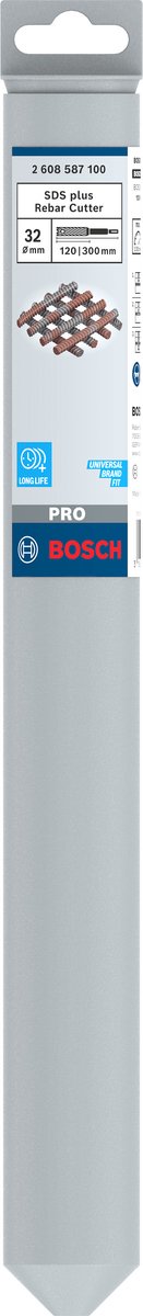 Bosch accessoires coupe-barres à quatre fraises, sds-plus-9 32 x 120 x 300 mm 1er - 2608587100