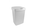 Poubelle Sunware Delta avec valve 50l blanc