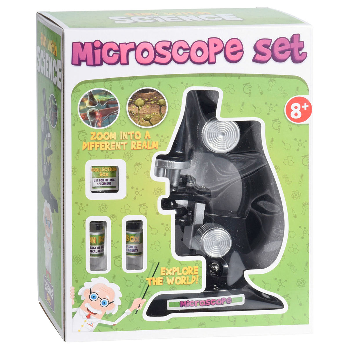 Microscopio con luz