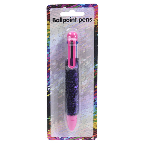 Stylo multi-color avec des paillettes