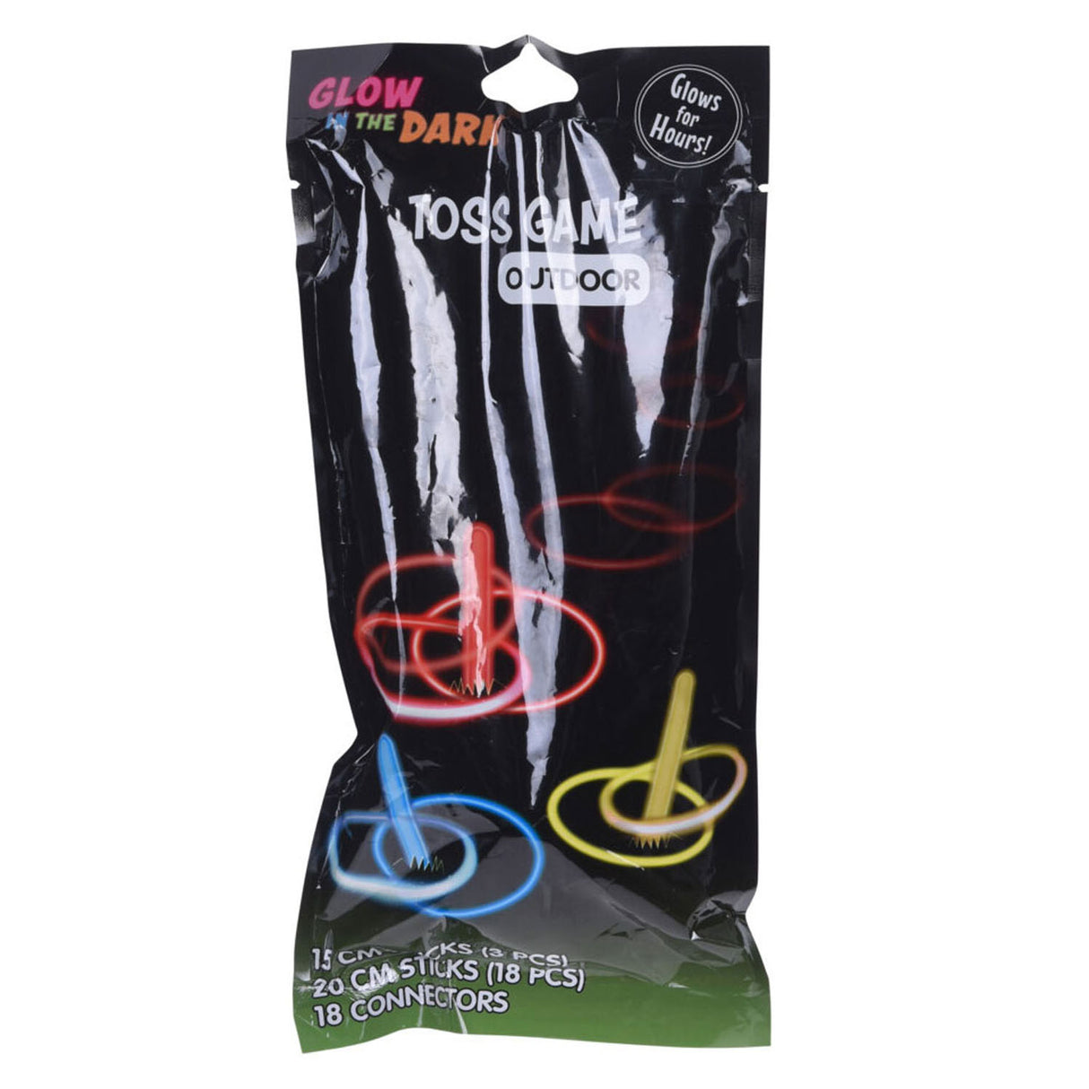 glow in the dark ring throw game