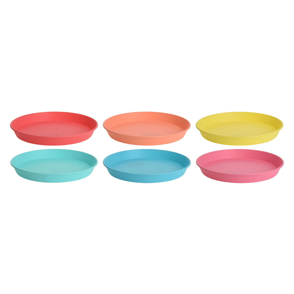 Assiettes pic colorées, 6 pcs.