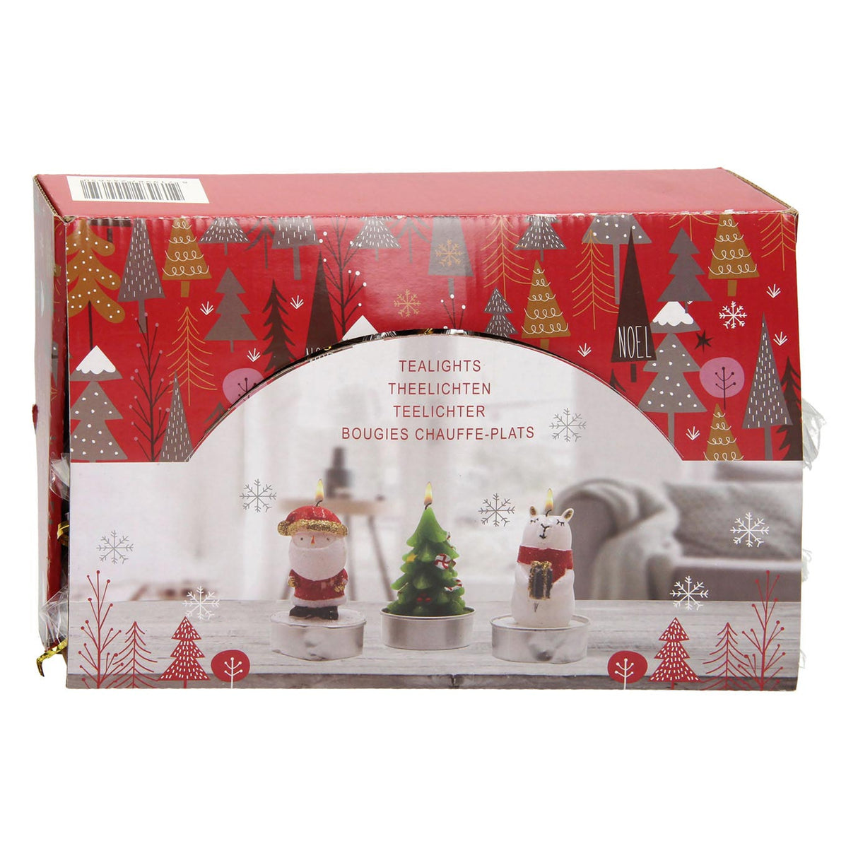 Photophore Noël avec figurine, 24 pcs.
