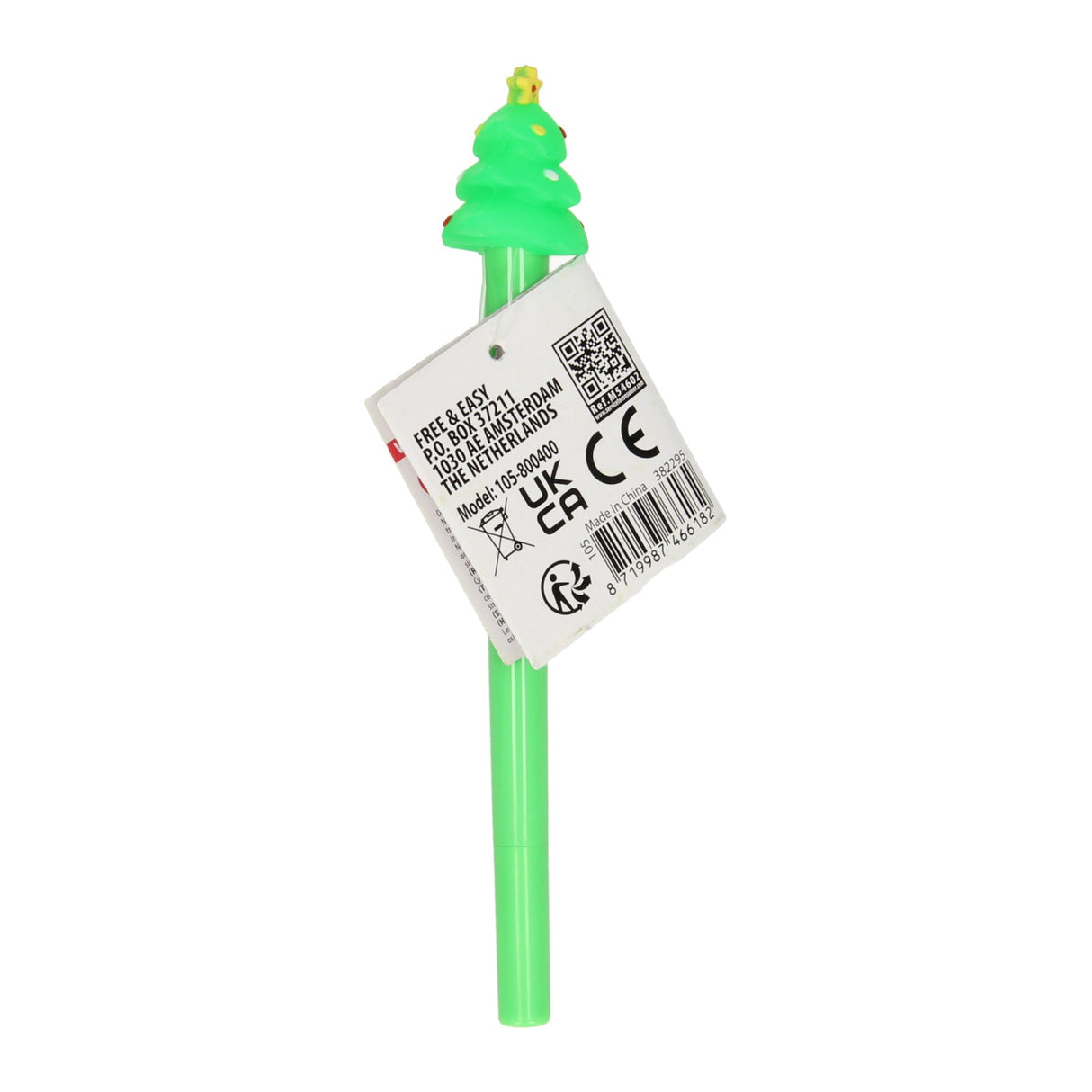 Stylo à bille de Noël avec lumière