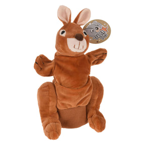 Koopman marionnette à main kangourou jouet éducatif marron multicolore marionnette à main.