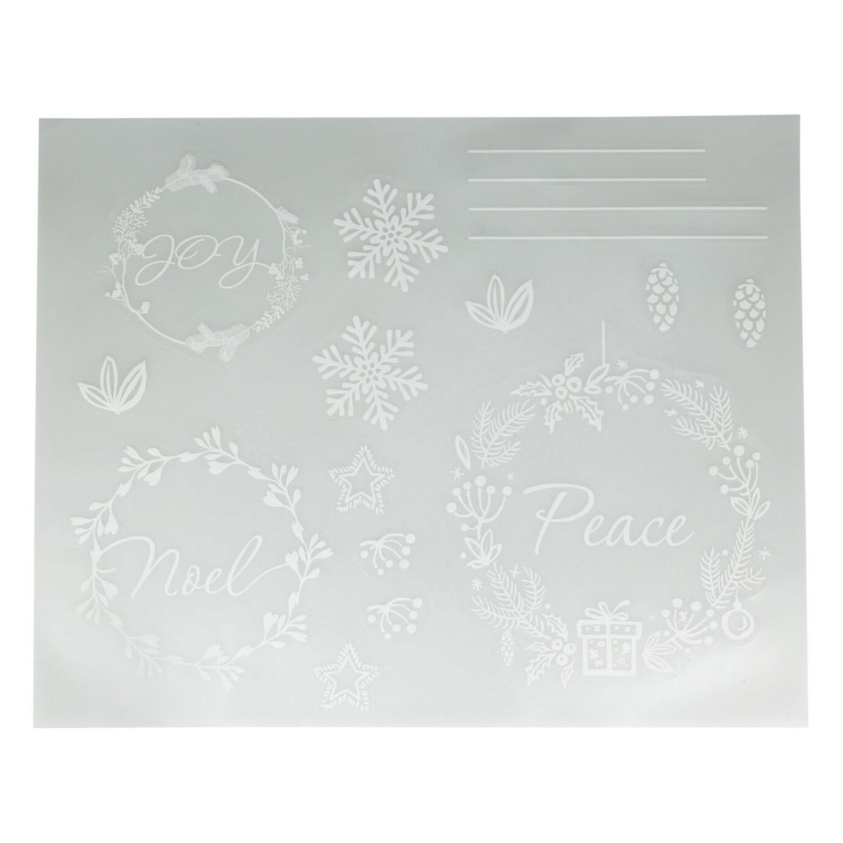 Window sticker Christmas theme