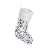 Chaussette de Noël avec paillettes