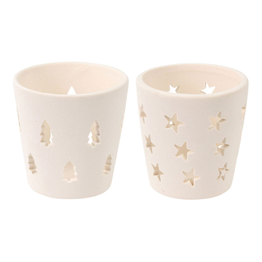 Titolare di tealight Christmas White