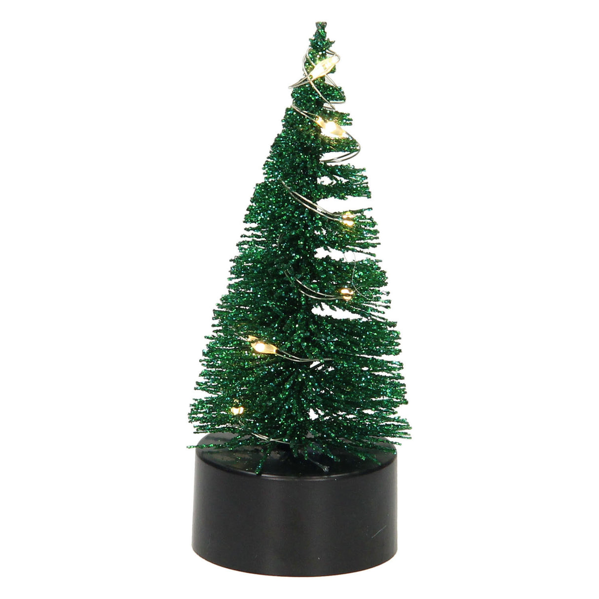 LED des paillettes d'arbre de Noël, 10 cm