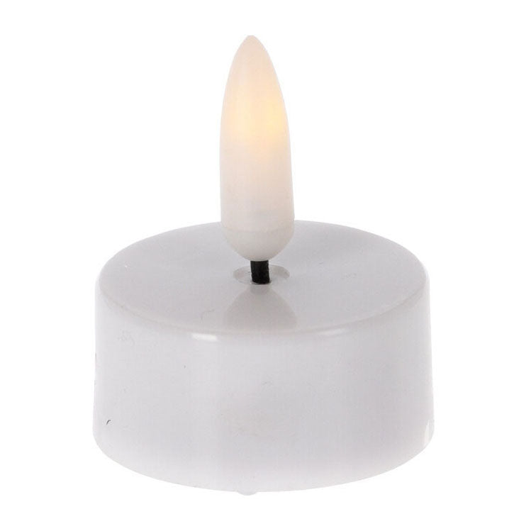 Tealight Set White, 4st.