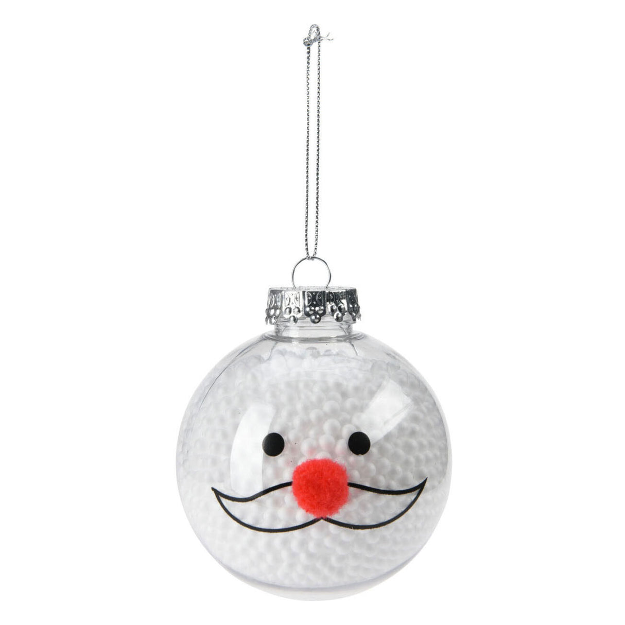 Christmas Bauble Snowman 8cm, ensemble de 12 pièces