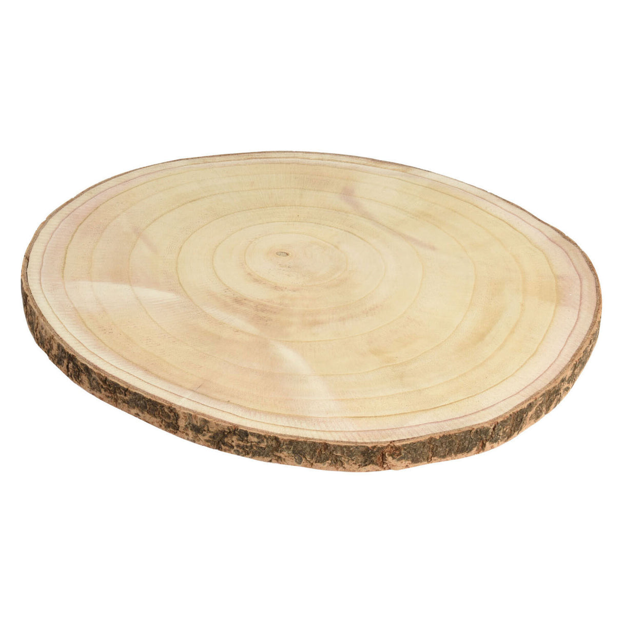 Tree disc with bark, 40x2cm