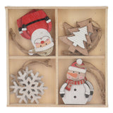 Cintres en bois pour sapin de Noël, 8 pcs.