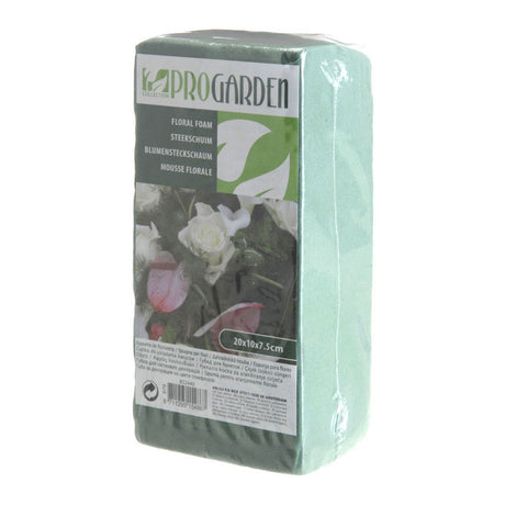 Mousse florale de jardin Pro humide 20 x 10 x 7 cm | 20 pièces