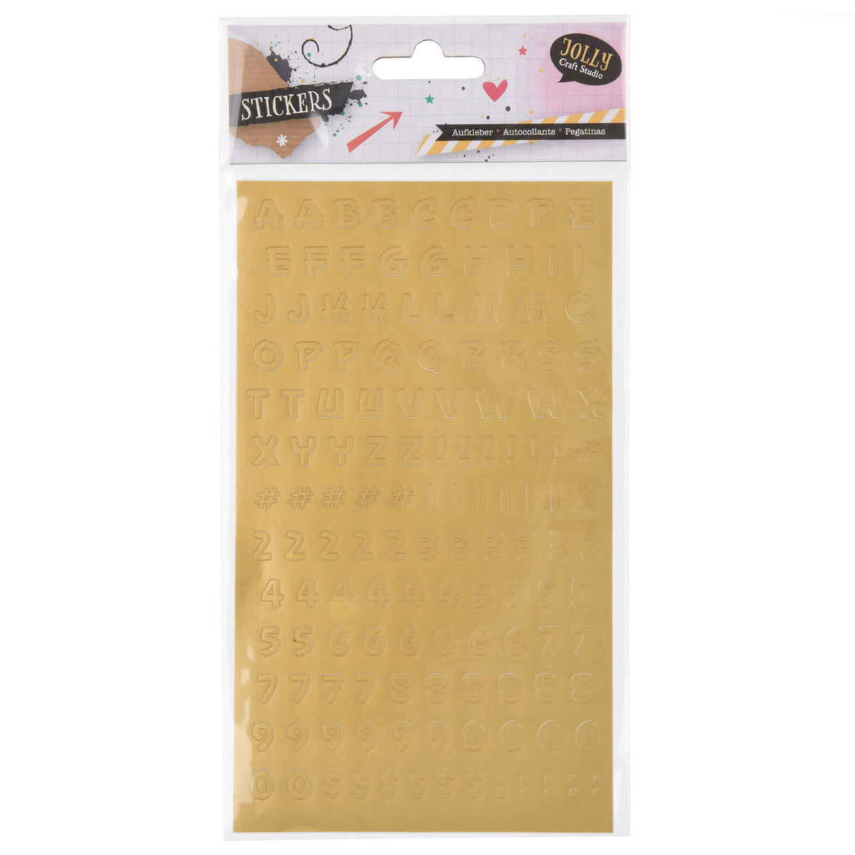 Autocollants chiffres et lettres