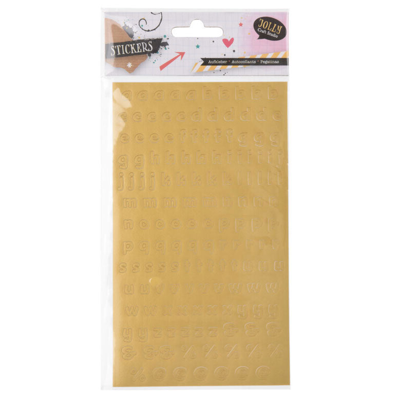 Autocollants chiffres et lettres