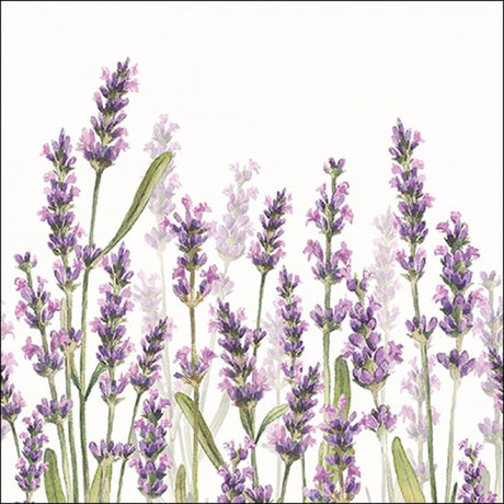 Serviettes Ambiente nuances lavande 33cm