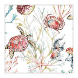 Serviette Ambiente 33 animaux marins fsc mix