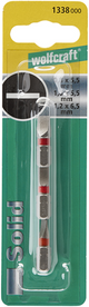 Mors Wolfcraft solides | emplacement 0,8x5,5, 1,0x5,5, 1,2x6,5 | 3 pièces - 1338000