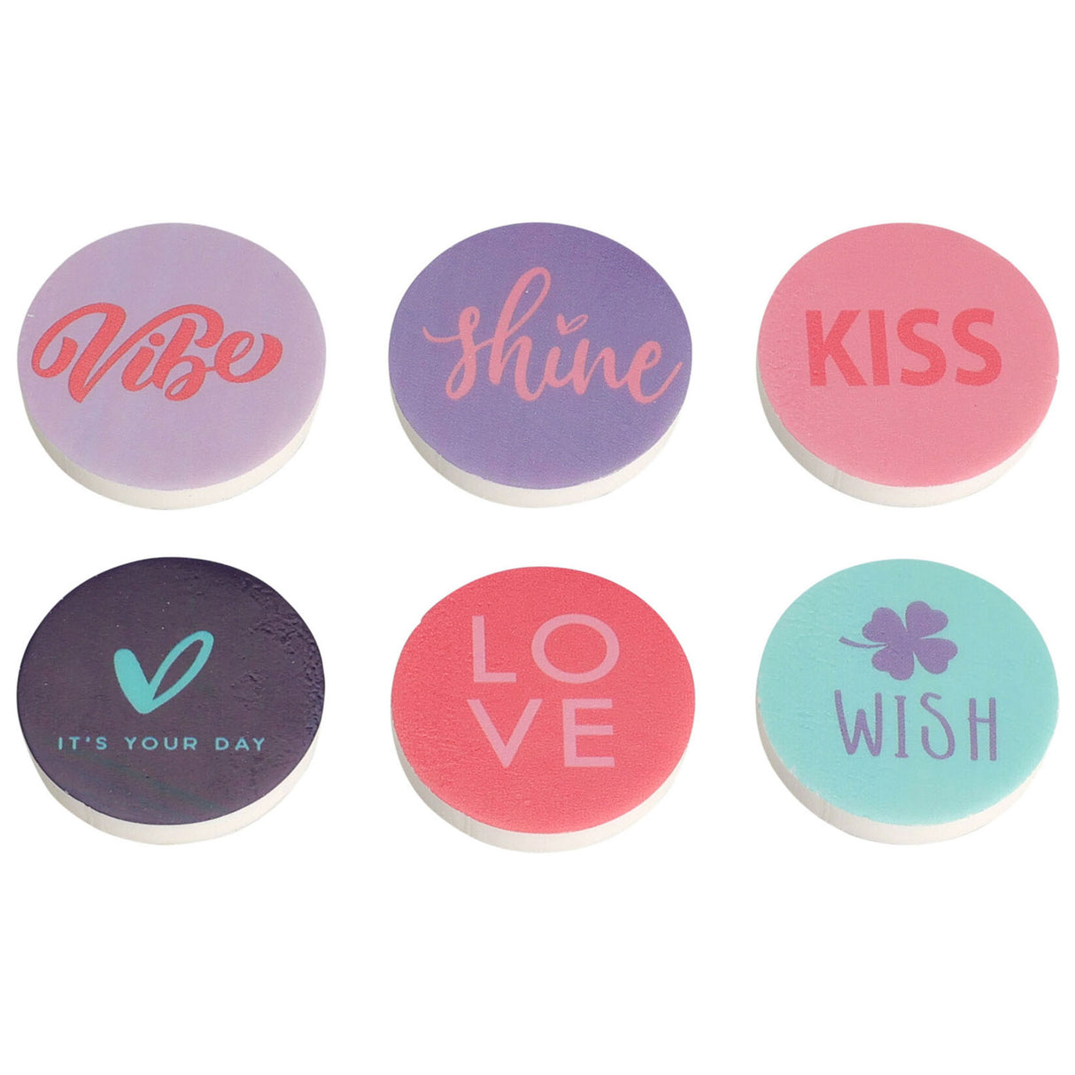 Gommes, 6 pcs.