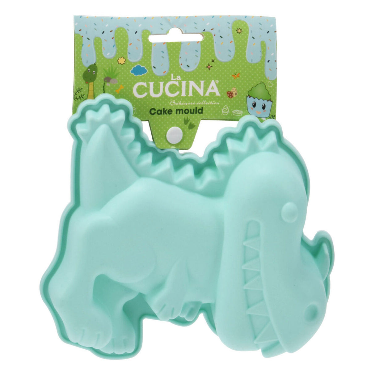 cakevorm silicone dino