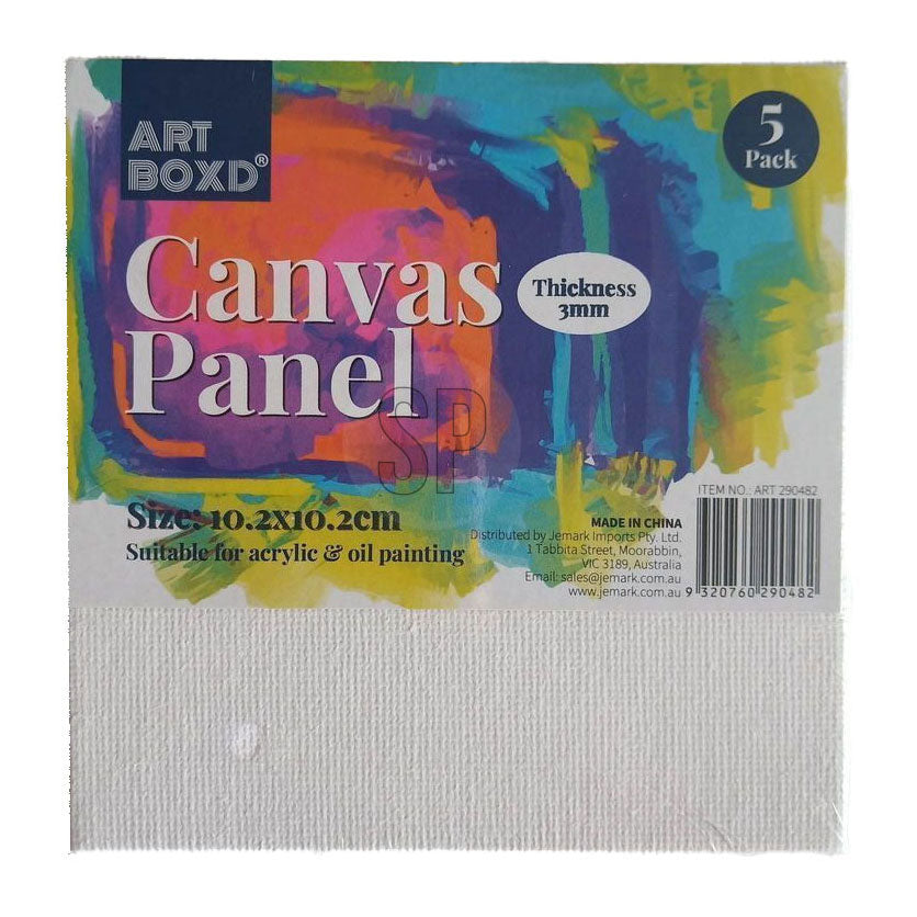 Painter Canvas 10x10 cm, 5st.