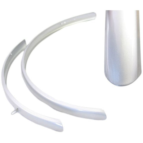 Régler les raccords 28 en argent hybride en acier 45 mm