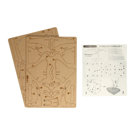 Puzzle 3D en bois marchand dinosaure