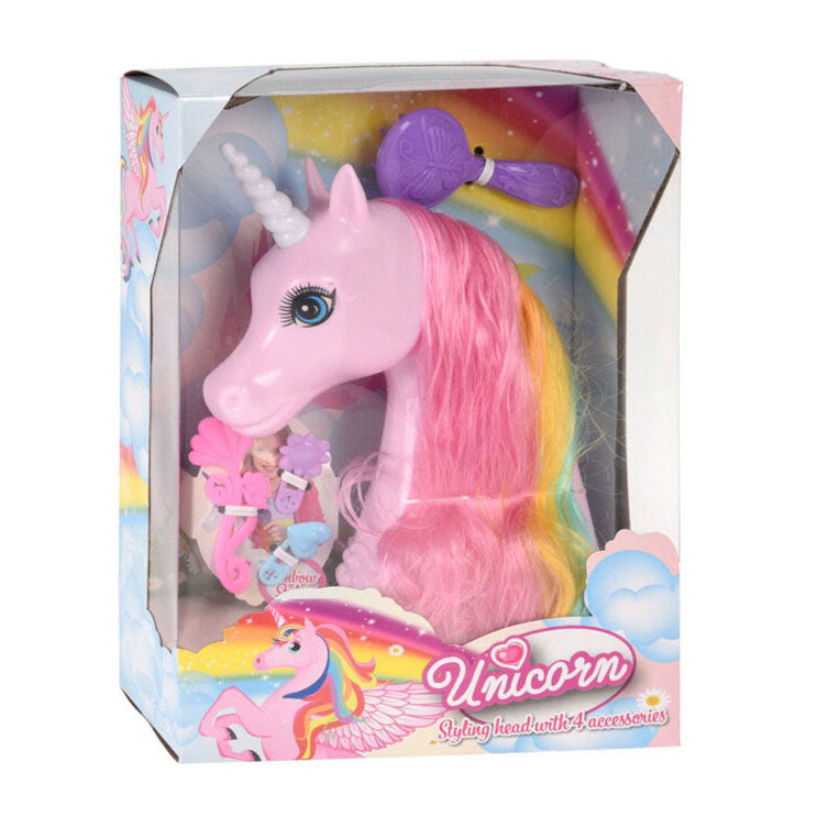 Tête de capuche licorne avec 4 accessoires