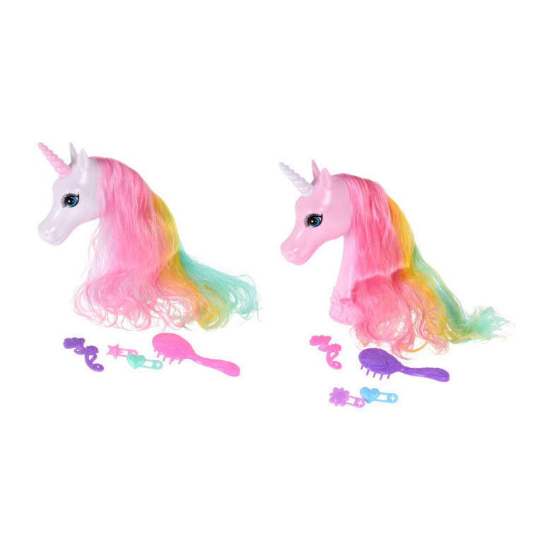 Tête de capuche licorne avec 4 accessoires