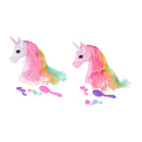 Tête de capuche licorne avec 4 accessoires