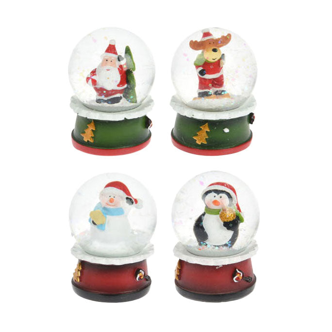 Wasserball mit Weihnachtsfigur, 4,5 cm