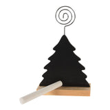 Porte-badge tableau noir Noël, 13cm