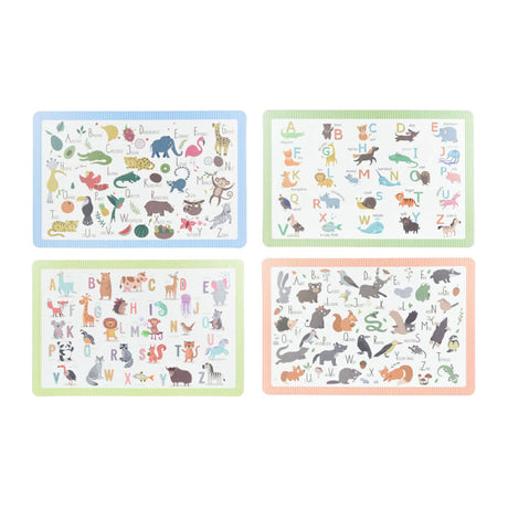 Set de table animaux, 12 pcs.