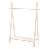 Portant à vêtements en bois pour enfants
