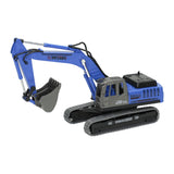 Véhicule de travail excavateur de différentes couleurs