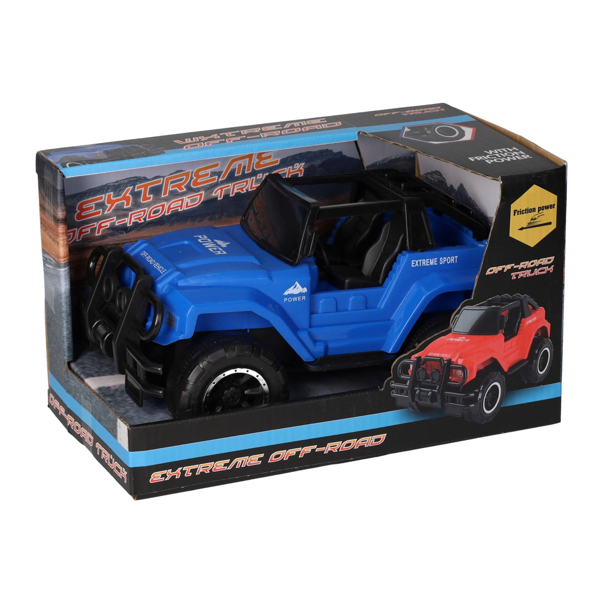 Jeep à friction 4x4 hors route, 21cm