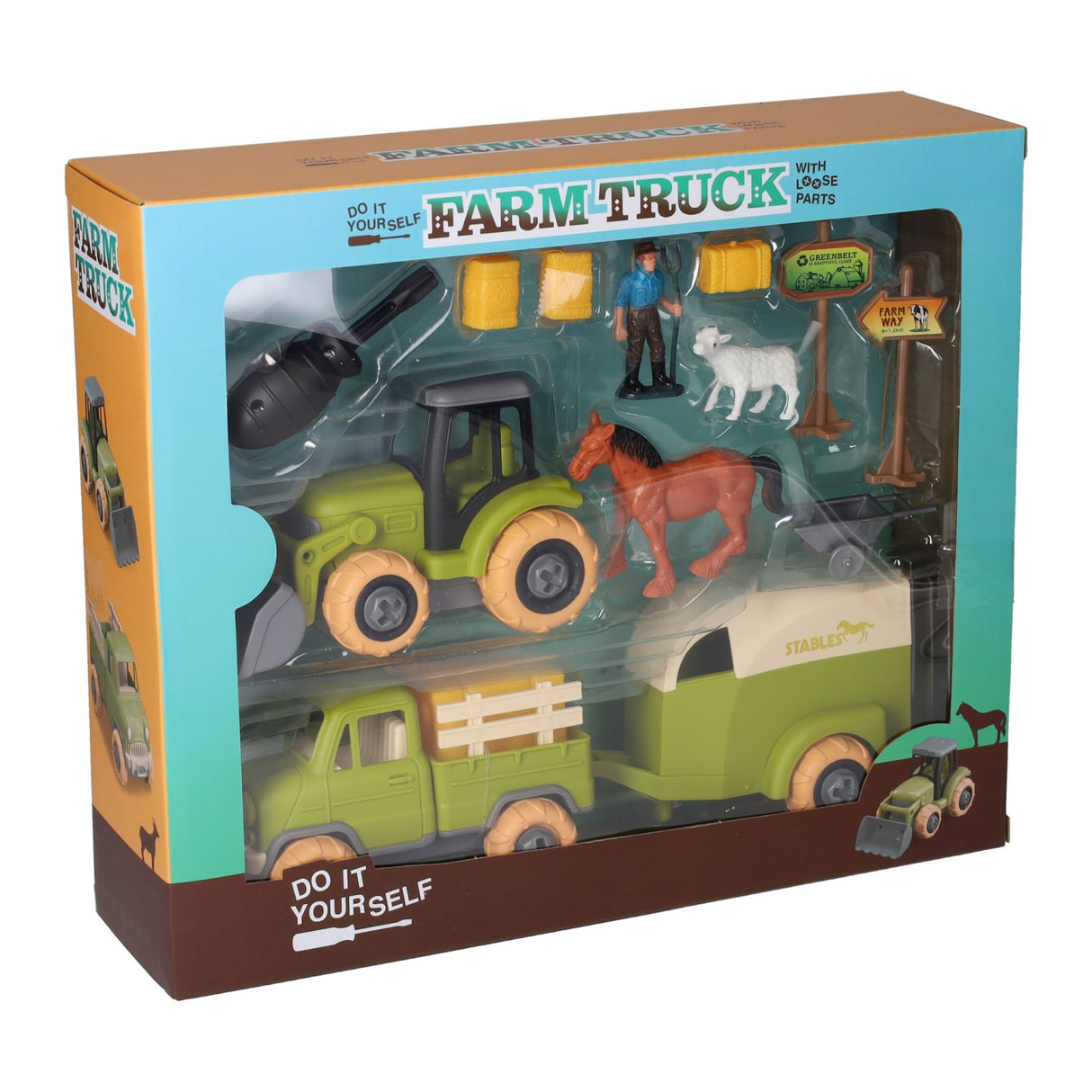 Farmspielset mit Traktor