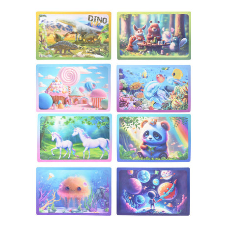 Sets de table holographiques, 16 pièces.