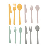 Couverts en plastique recyclé, 3 pièces.