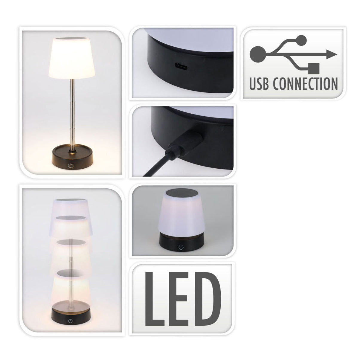 Lampe de table bo pliable