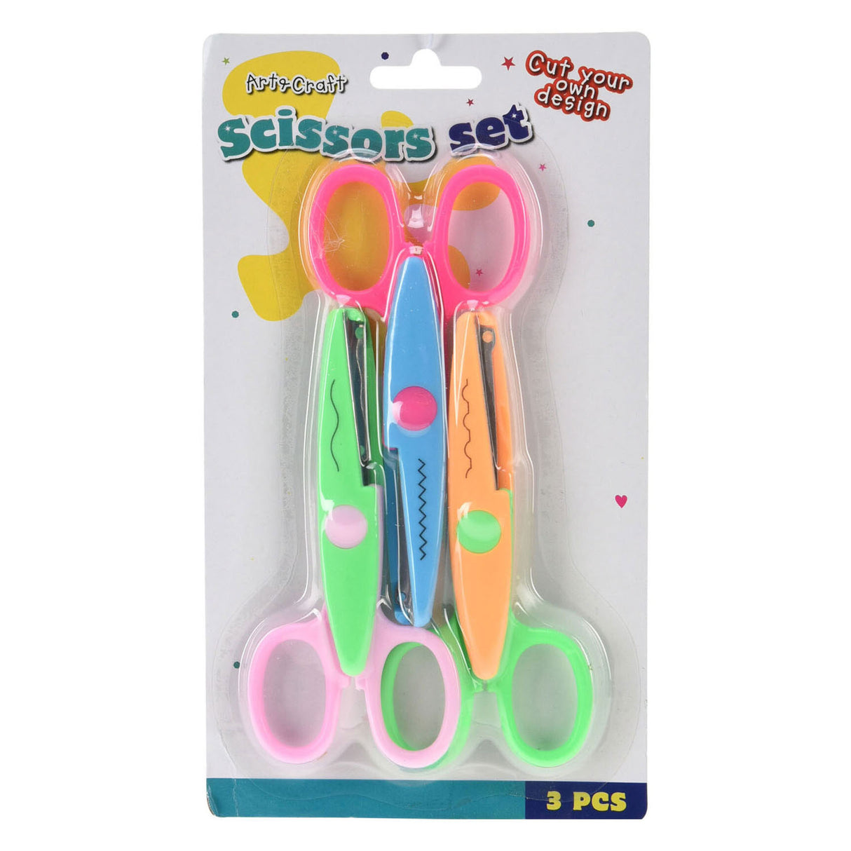 Jeu de ciseaux pour enfants, 3 pcs.