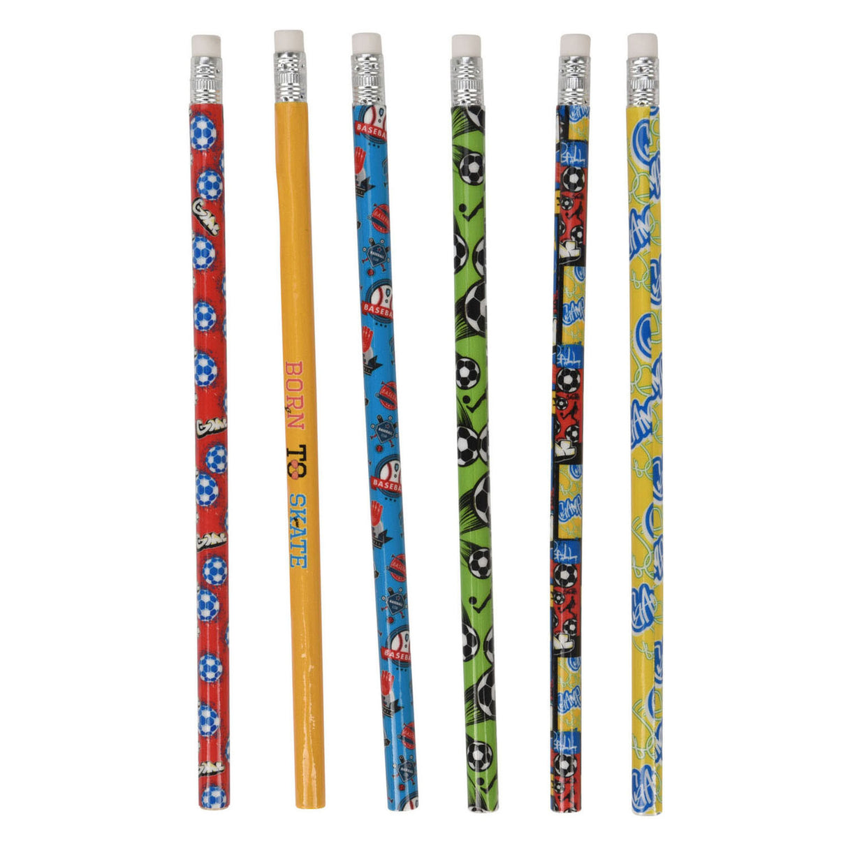 Crayons gris HB sport, 6 pcs.