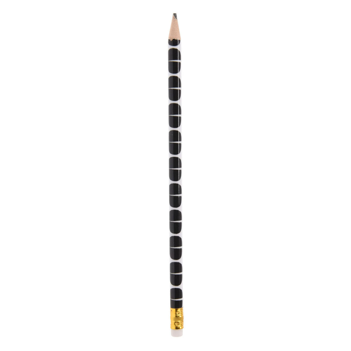 Crayons gris hb noir et blanc, 6 pcs.