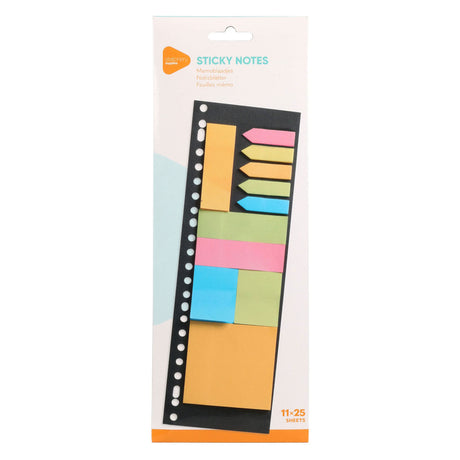 Ensemble de notes autocollantes, 11x25 feuilles