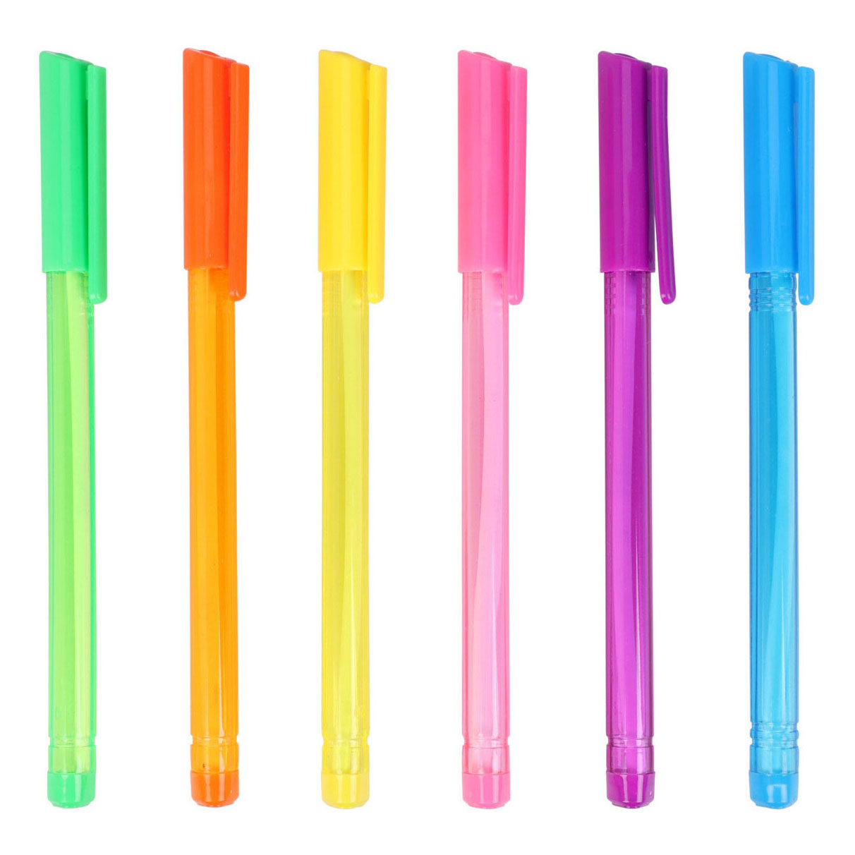 Stylos à bille colorés, 5 pcs.