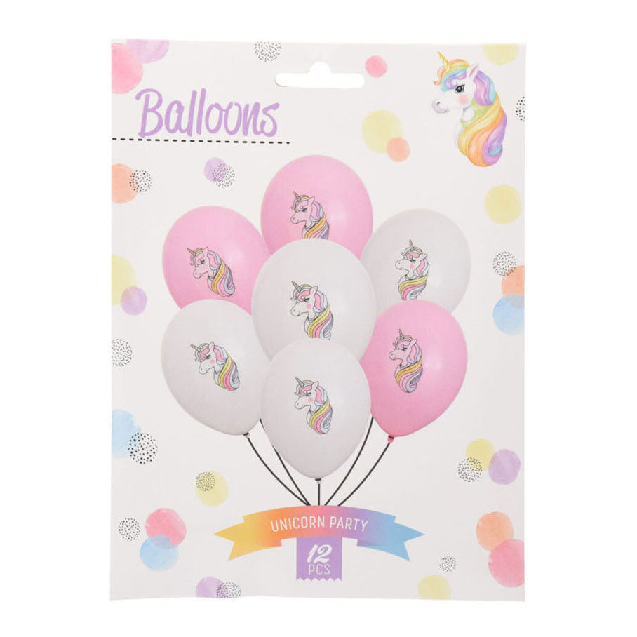 Ballons licorne, 12pcs.