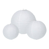 Lampion Paper Rosegoud blanc, ensemble de 6